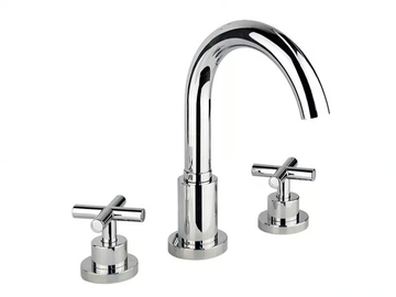 VERA - 3 hole washbasin tap with aerator by GUGLIELMI RUBINETTERIE - view 2